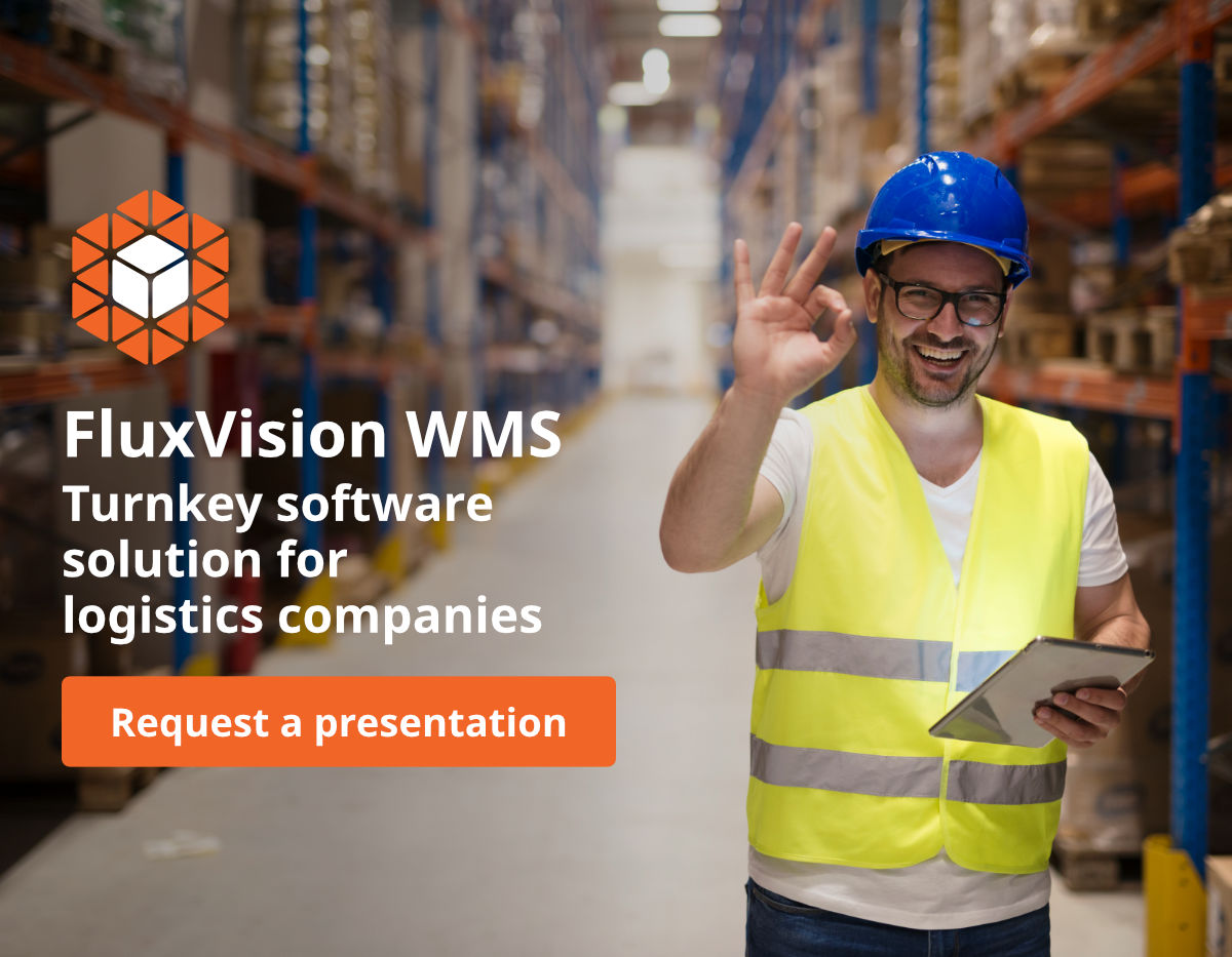 FluxVision, turnkey WMS solution for logistics operators