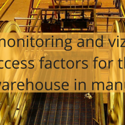 Real-time monitoring and vizualization, success factors for the modern warehouse in manufacturing